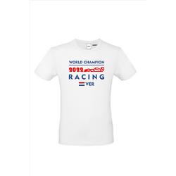 T-shirt kinderen World Champion 2022 | Max Verstappen / Red Bull Racing / Formule 1 Fan | Wereldkampioen | Wit | maat 92